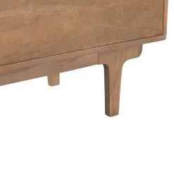 BOGOR Commode 3 tiroirs en bois massif L80cm