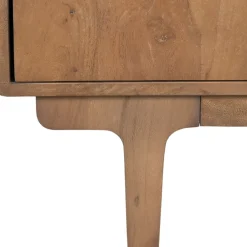 BOGOR Meuble tv 4 portes en bois massif L150cm