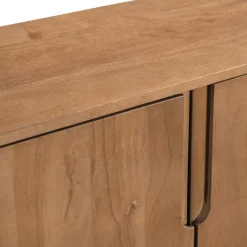 BOGOR Meuble tv 4 portes en bois massif L150cm