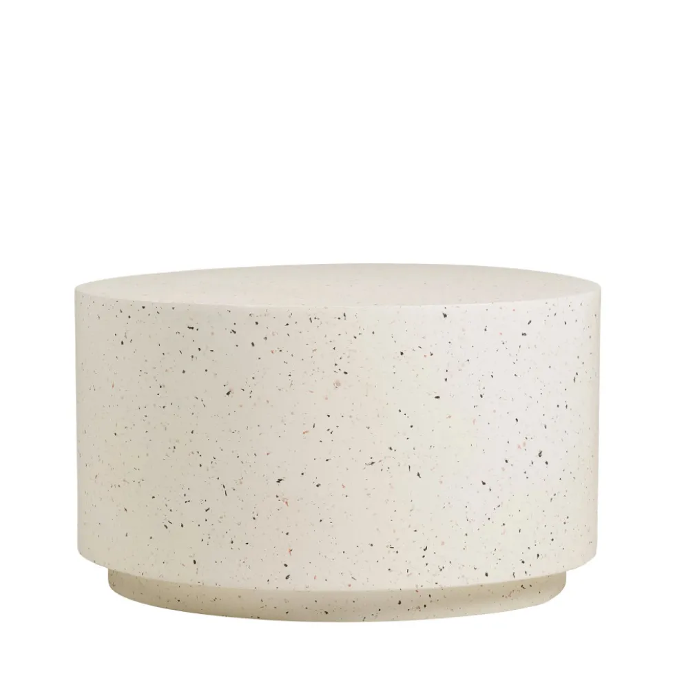 BONNIE Table basse ronde en effet terrazzo ø70cm