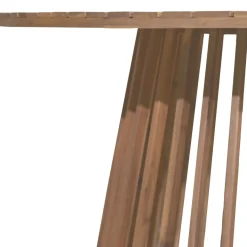 BORO Table à manger de jardin 6 personnes ronde en bois ø 150 cm