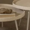 BOUNDS Table basse ronde en métal ø58cm
