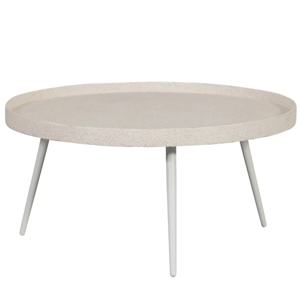 BOUNDS Table basse ronde en métal ø76cm
