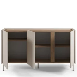 BOXY Buffet 3 portes en bois et métal L150cm