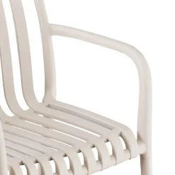 BRANO Lot de 2 fauteuils de jardin en résine