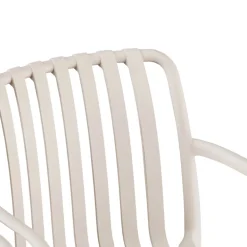 BRANO Lot de 2 fauteuils de jardin en résine