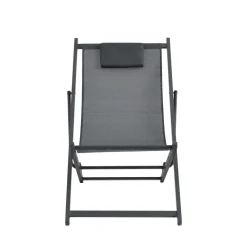 BRISA Lot de 2 chiliennes en aluminium
