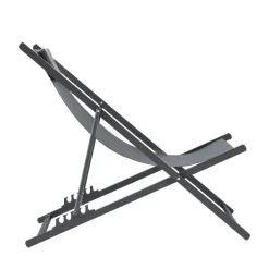 BRISA Lot de 2 chiliennes en aluminium