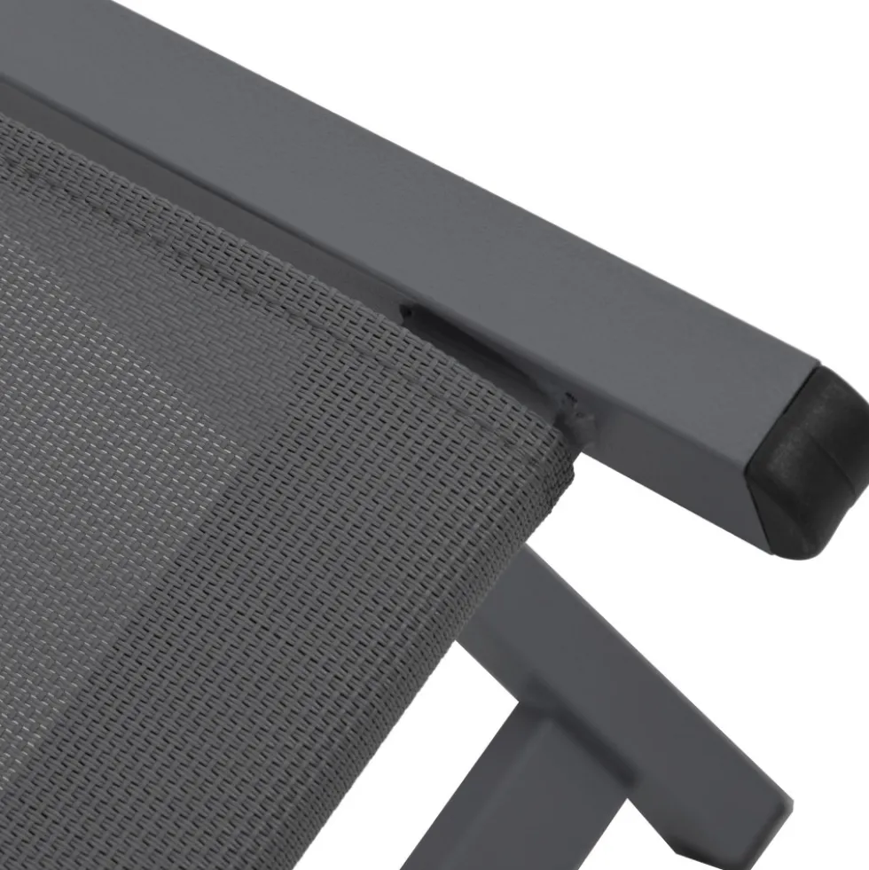 BRISA Lot de 2 chiliennes en aluminium