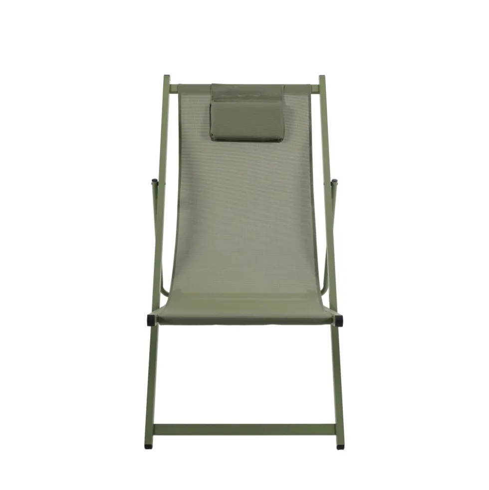BRISA Lot de 2 chiliennes en aluminium