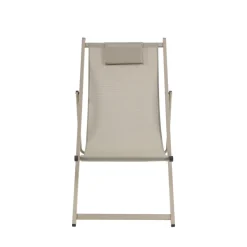 BRISA Lot de 2 chiliennes en aluminium