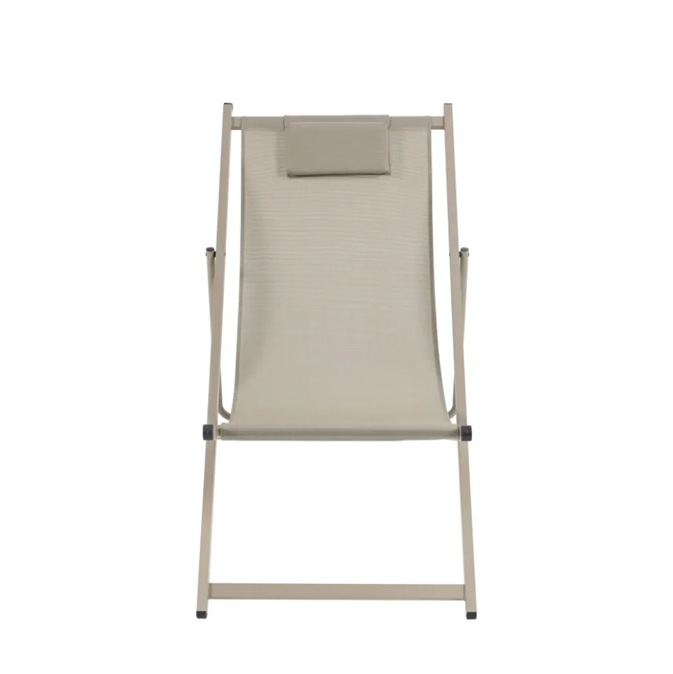 BRISA Lot de 2 chiliennes en aluminium