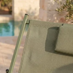 BRISA Lot de 2 chiliennes en aluminium