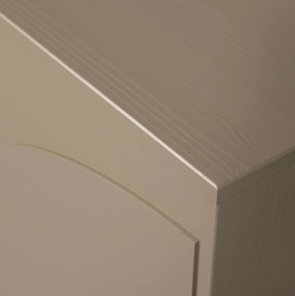CADIZ Buffet haut 2 portes en bois H135cm