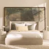 CALI Lit coffre en tissu 160x200cm