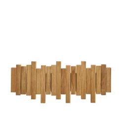 CALTRA Porte-manteaux en bois L40cm