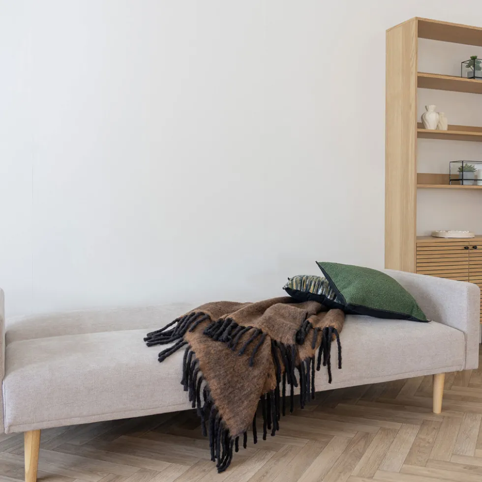 CARMEL Plaid en laine mélangé 130x170cm