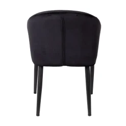 CATELYN Fauteuil de table design en velours