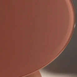 CELESTE Table à manger 4 personnes ronde en verre trempé et métal ø120cm