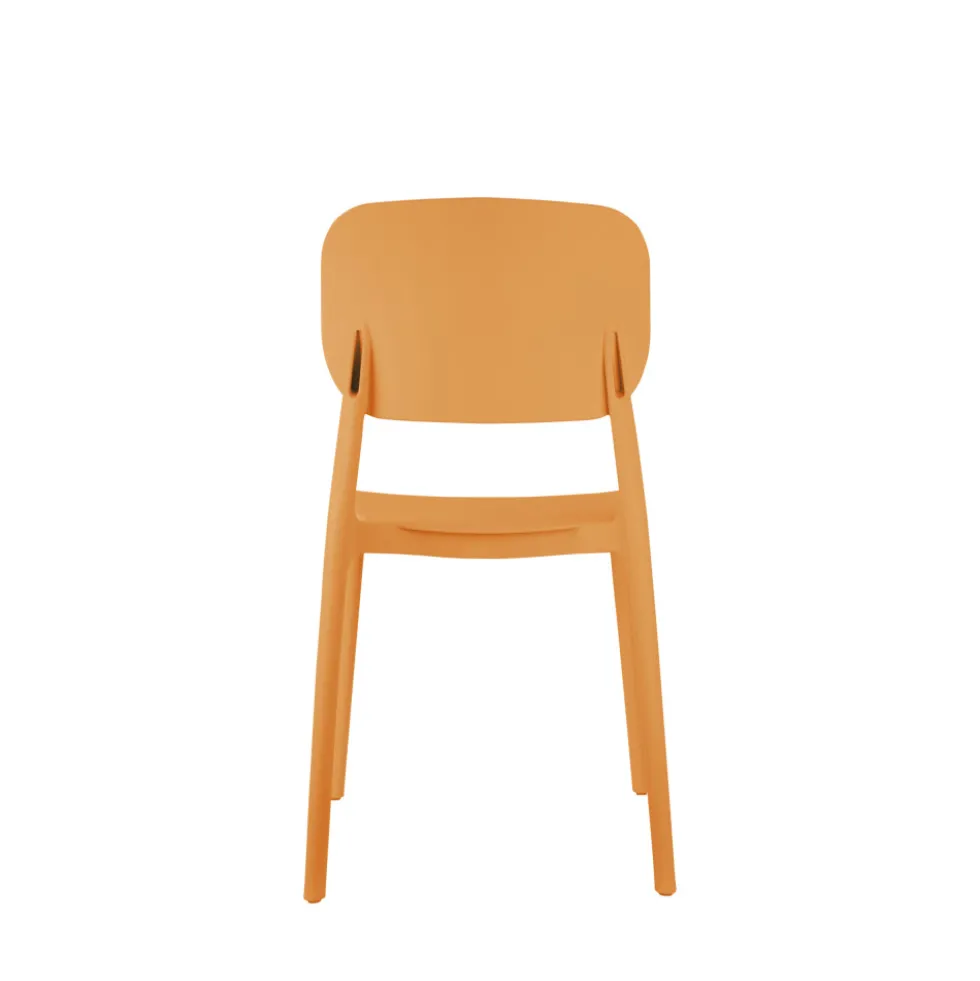 CHEER Lot de 2 chaises en plastique