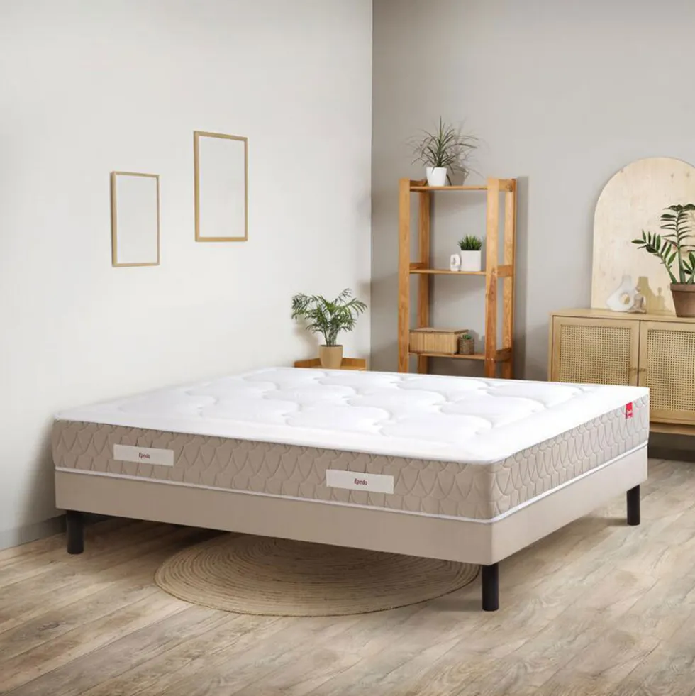 CLÉMAÉ 2 Matelas à ressorts et latex, accueil équilibré