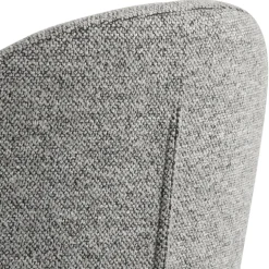 COLOBURA Tabouret de bar réglable en tissu et métal H55-80cm