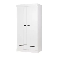CONNECT Armoire en pin 2 portes 2 tiroirs