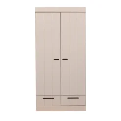 CONNECT Armoire en pin 2 portes 2 tiroirs