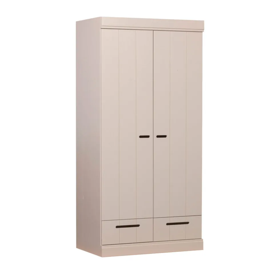 CONNECT Armoire en pin 2 portes 2 tiroirs