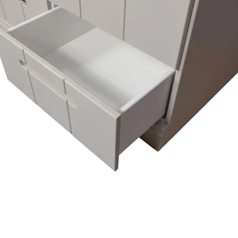CONNECT Armoire en pin 2 portes 2 tiroirs