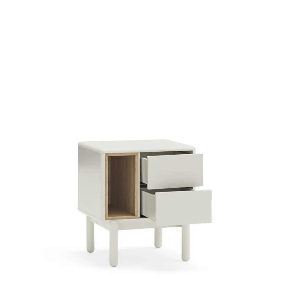 CORVO Table de chevet en bois