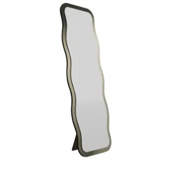CURVI Miroir sur pieds en bois 50x160cm