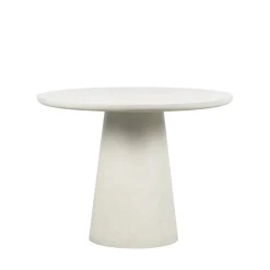 DAMON Table à manger en fibre d'argile ø100cm