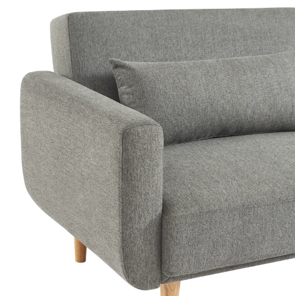 EMMA Canapé convertible 3 places en tissu