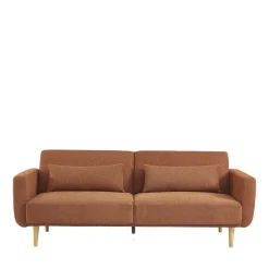 EMMA Canapé convertible 3 places en tissu