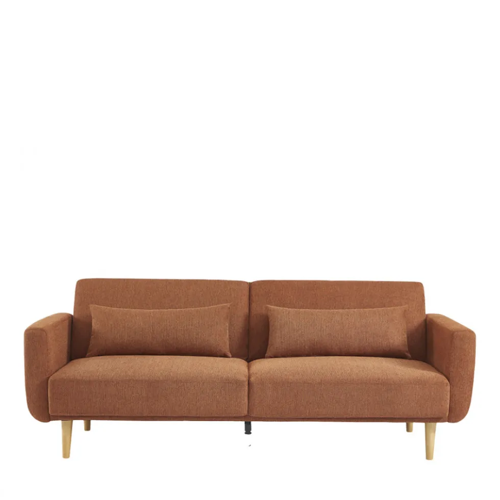 EMMA Canapé convertible 3 places en tissu