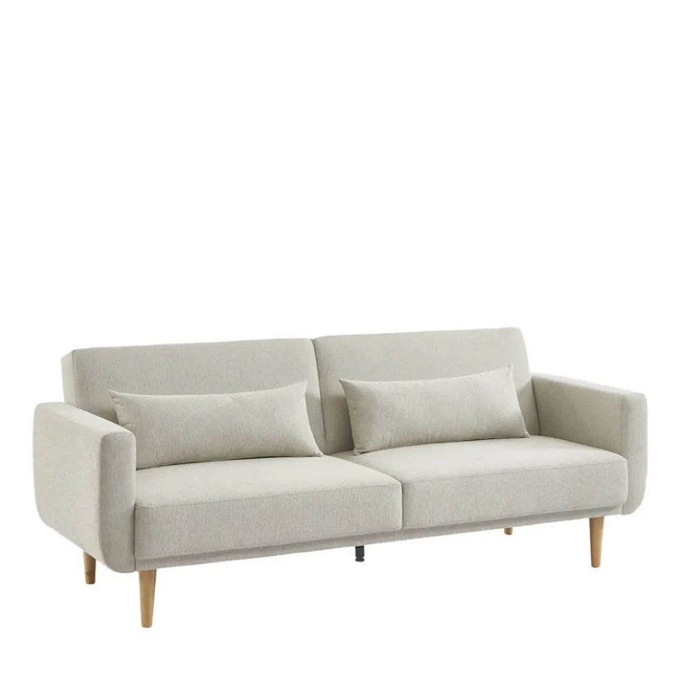 EMMA Canapé convertible 3 places en tissu