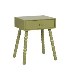 ENKO Table de chevet 1 tiroir en bois