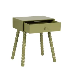 ENKO Table de chevet 1 tiroir en bois