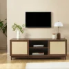 ESTELA Meuble TV 2 portes en bois L150cm