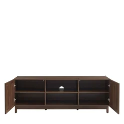 ESTELA Meuble TV 2 portes en bois L150cm