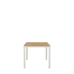 ETNA Table à manger de jardin 8 personnes en aluminium
