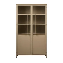 EXHIBIT Vitrine 2 portes en métal H170cm