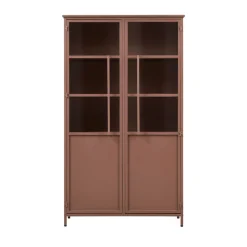 EXHIBIT Vitrine 2 portes en métal H170cm