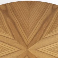 FABIO Table basse d'appoint ronde en bois ø80cm