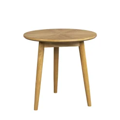 FABIO Table d'appoint ronde en bois ø50cm