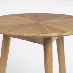 FABIO Table d'appoint ronde en bois ø50cm
