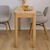 FIKA Table à manger extensible 2 à 4 personnes en bois 120x45-90cm