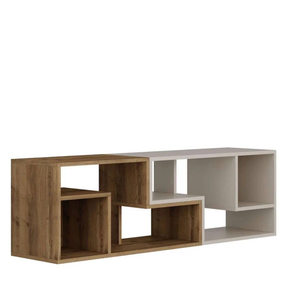 FLEX Meuble TV modulable en bois L145cm