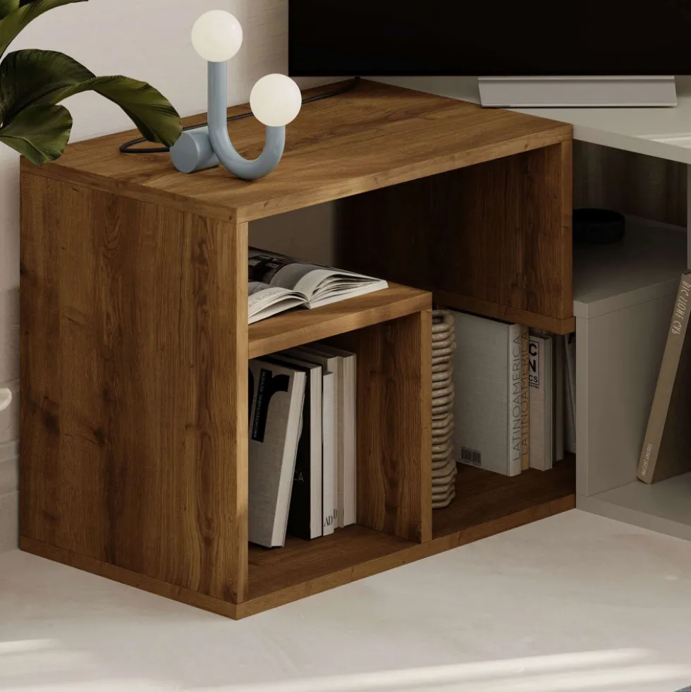 FLEX Meuble TV modulable en bois L145cm